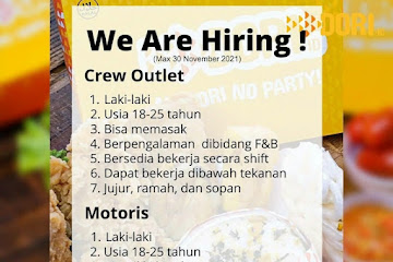 Loker Bandung Crew Outlet Dori Id