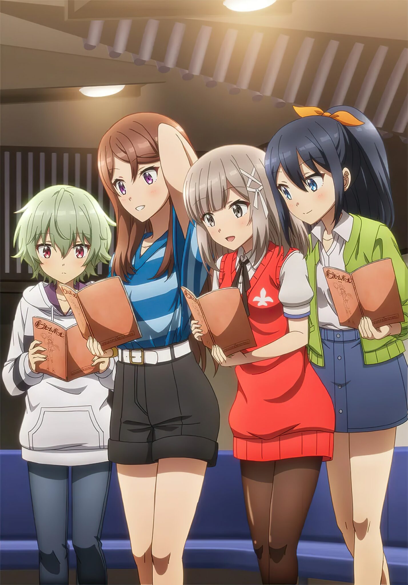 El anime CUE! Idol-Training revelo 2 visuales y sus temas musicales