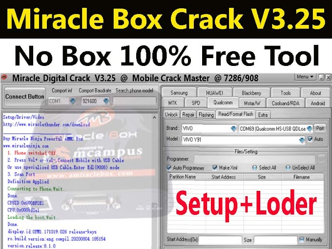 Miracle Box Crack V3.25 With Loder  Free Download  Miracle Box Latest Setup V3.25 New Update