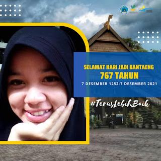 Twibbon atau Bingkai Foto Hari Jadi Kabupaten Bantaeng Sulawesi Selatan, ke 767 Terus Lebih Baik