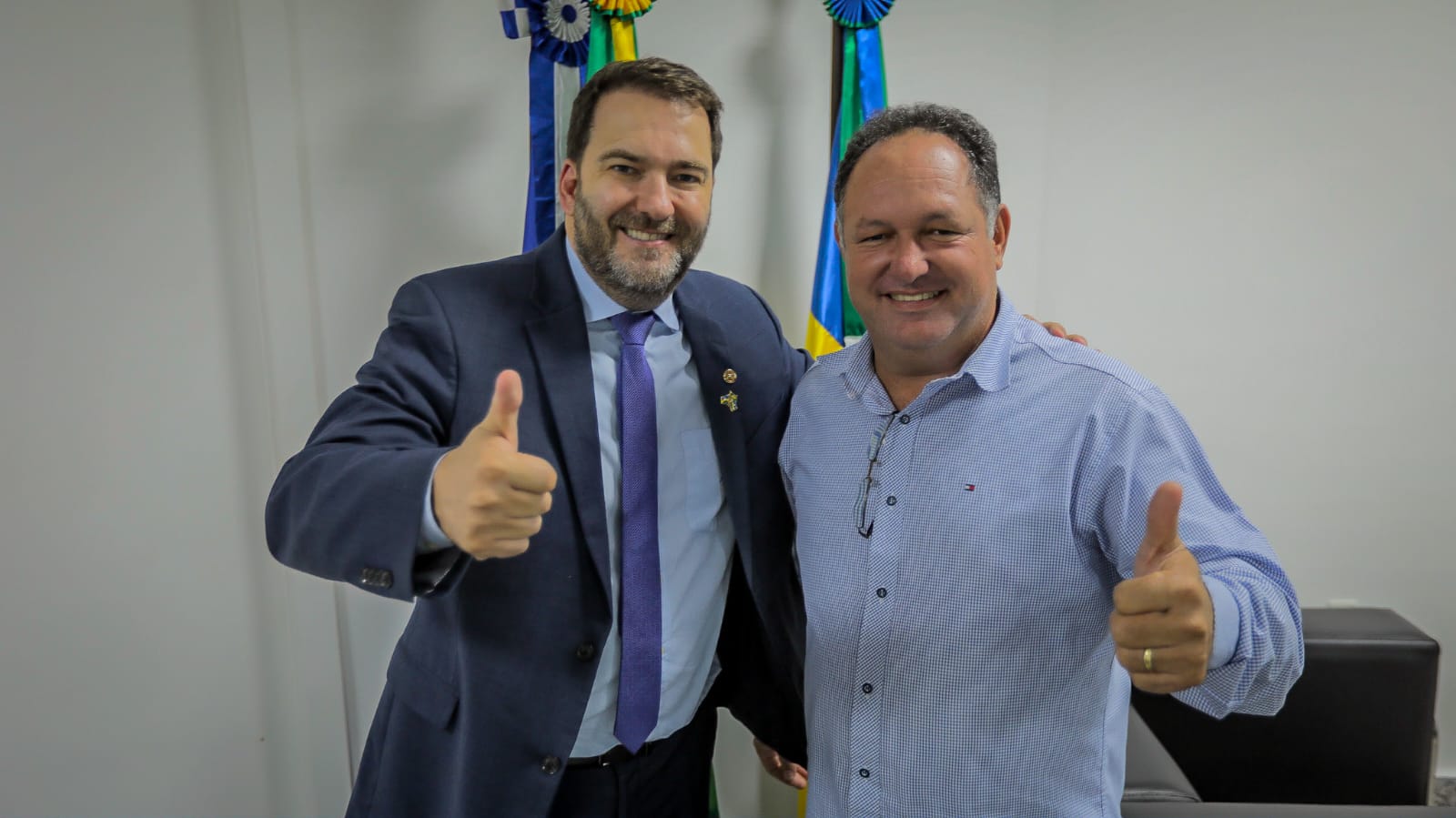 Presidente Alex Redano se reúne com prefeito de Cujubim
