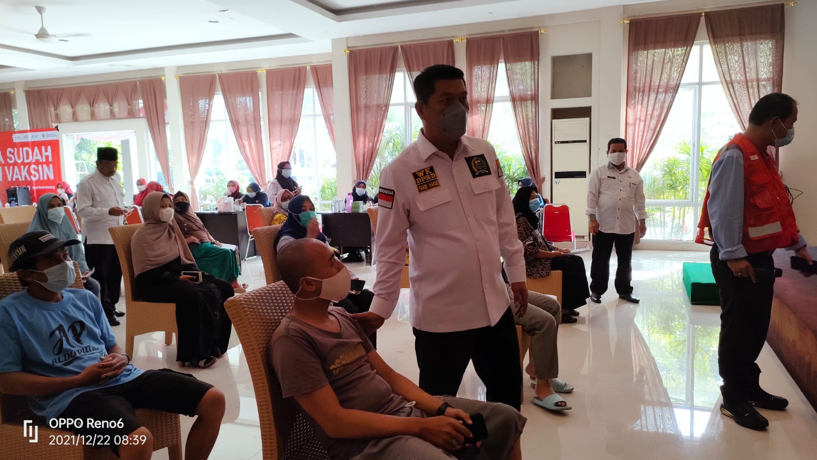 Fahmi Hadiri Vaksinasi PMI Kabupaten Serang