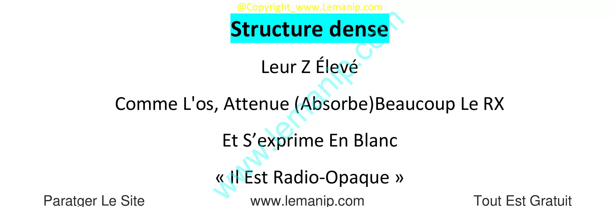 Structure dense