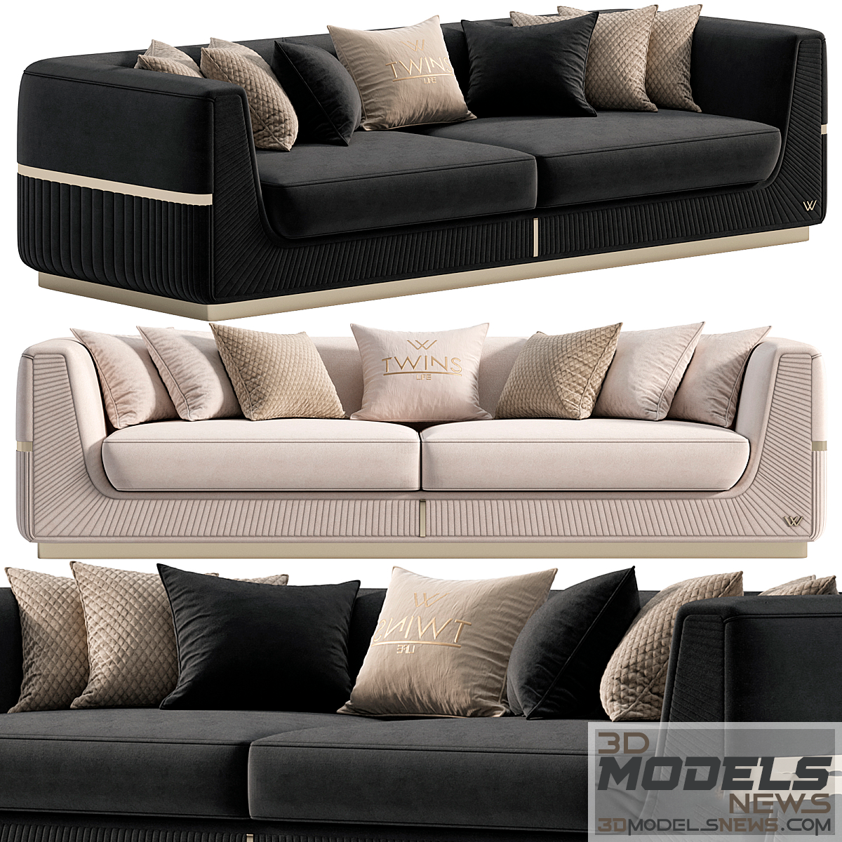 Lorenzo sofa model by twins