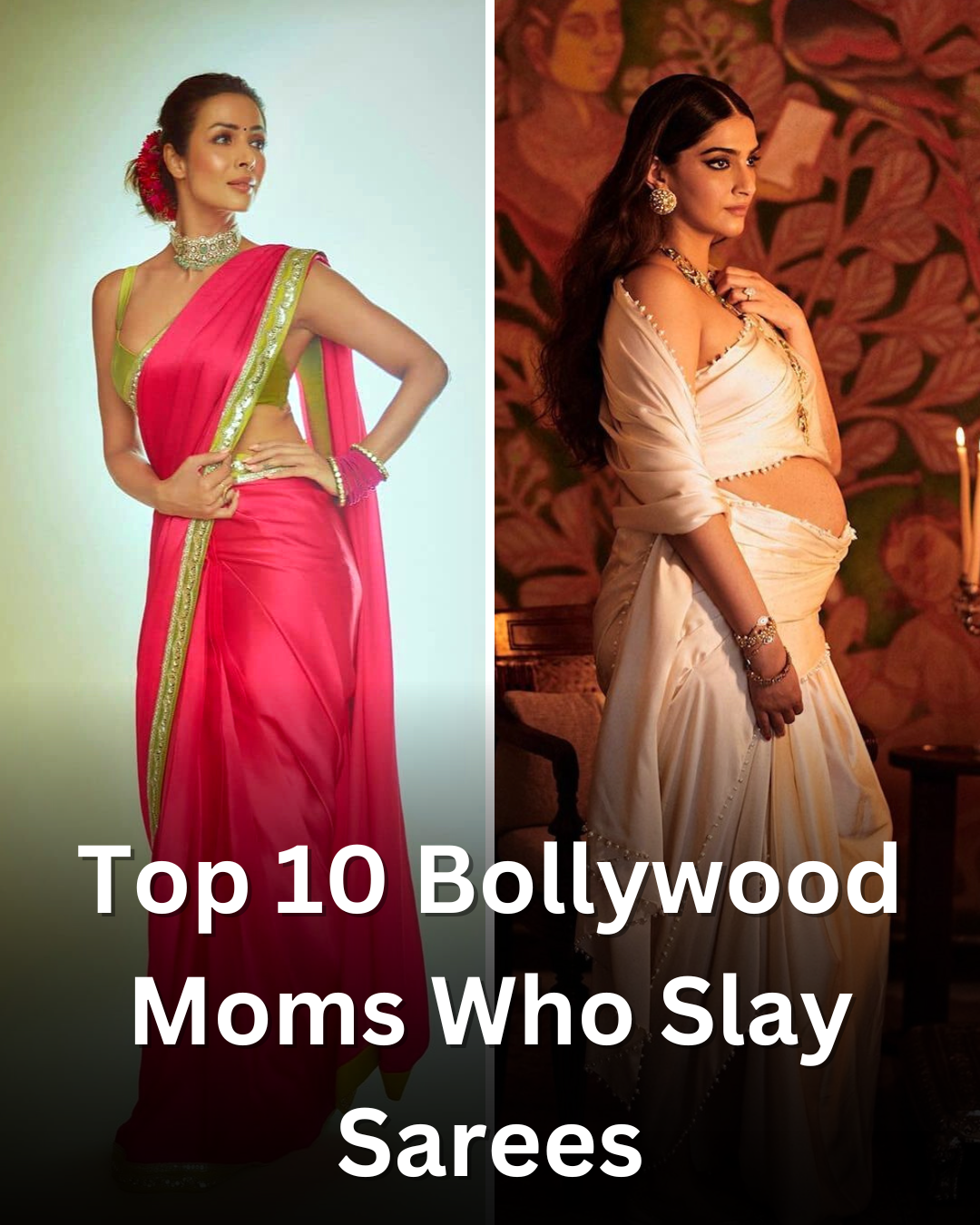 Top 10 Bollywood Moms Who Slay Sarees: Get Inspired by their Hot Styles!