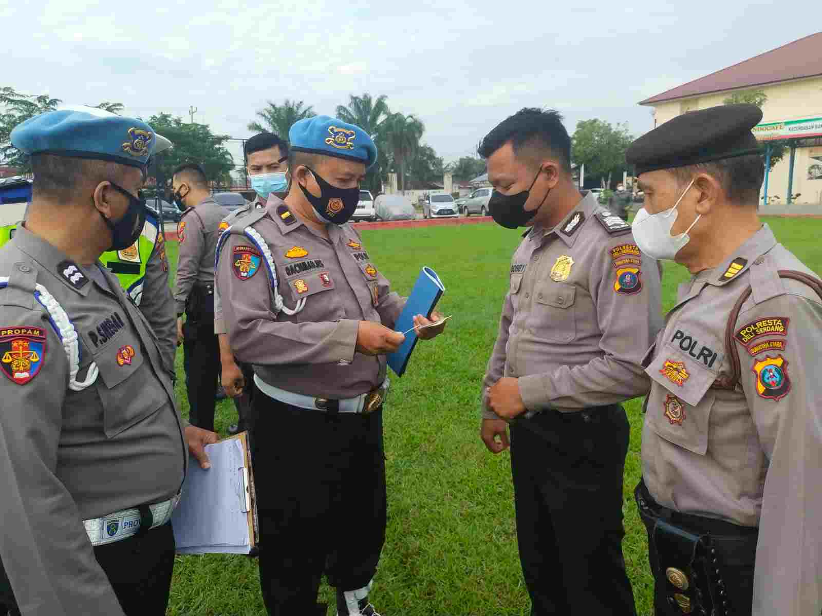 Tingkatkan Disiplin Terhadap Personil, Sie Propam Polresta Deli Serdang Laksanakan Gaktiblin