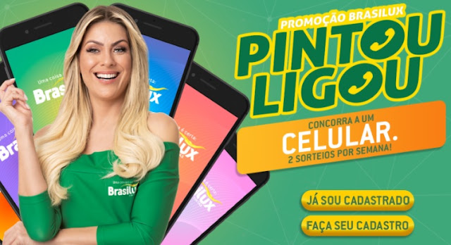 Promoção Tintas Brasilux 2022 Pintou Ligou