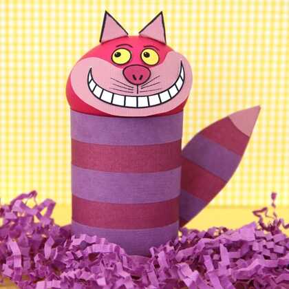 Cheshire Cat Easter Egg Craft