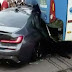 Vídeo: Durante 'racha', motorista perde controle de BMW e colide com ônibus na Ponta Negra