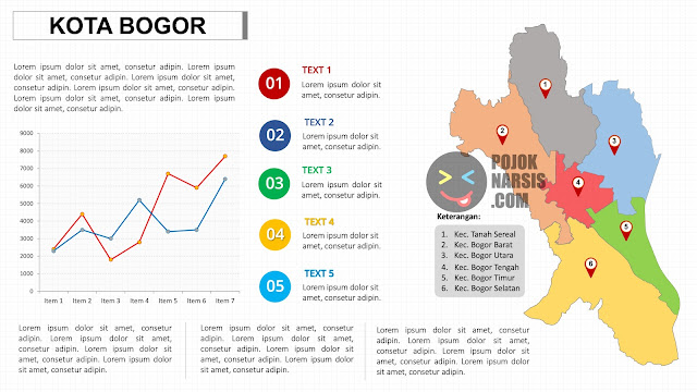 Vector Peta Kota Bogor HD