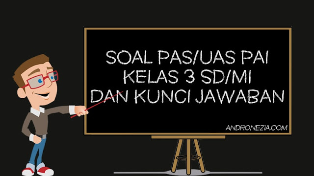 Soal PAS/UAS PAI Kelas 3 SD/MI Semester 1 Tahun 2021