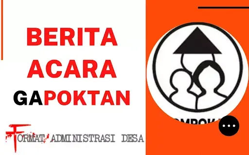 Berita Acara Gabungan Kelompok Tani (Gapoktan), Berita Acara Rapat Gapoktan, Download contoh berita acara kesepakatan rapat pembentukan/pengukuhan/reorganisasi/pergantian pengurus Gapoktan