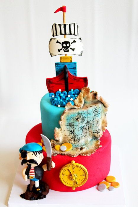 pirate birthday cakes