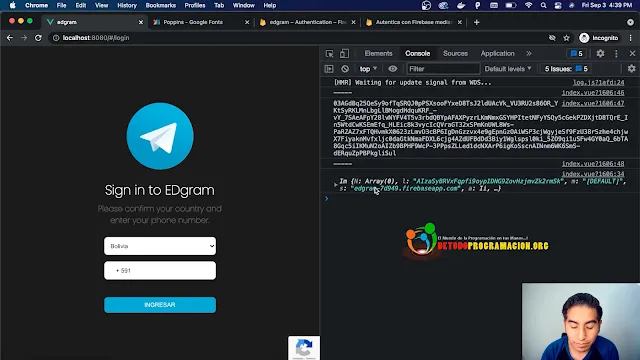 Clon de Telegram con Vue 3 y TypeScript