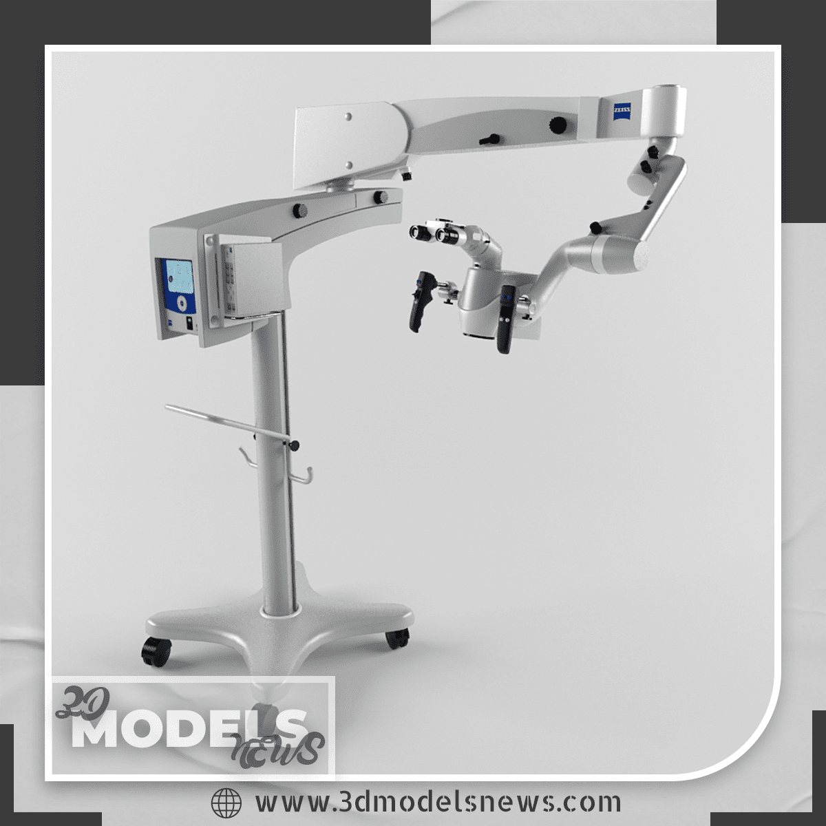 Mechanical dental microscope model