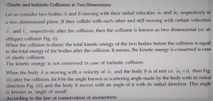 Elastic and Inelastic Collisions in Two Dimensions