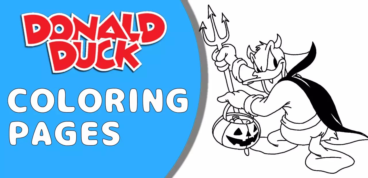 Donald Duck Coloring pages