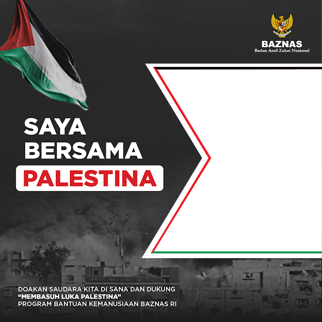 Download Twibbon Hari Solidaritas Internasional Bersama Palestina Tahun 2023 Desain 2