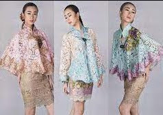 Kebaya lengan pendek modern