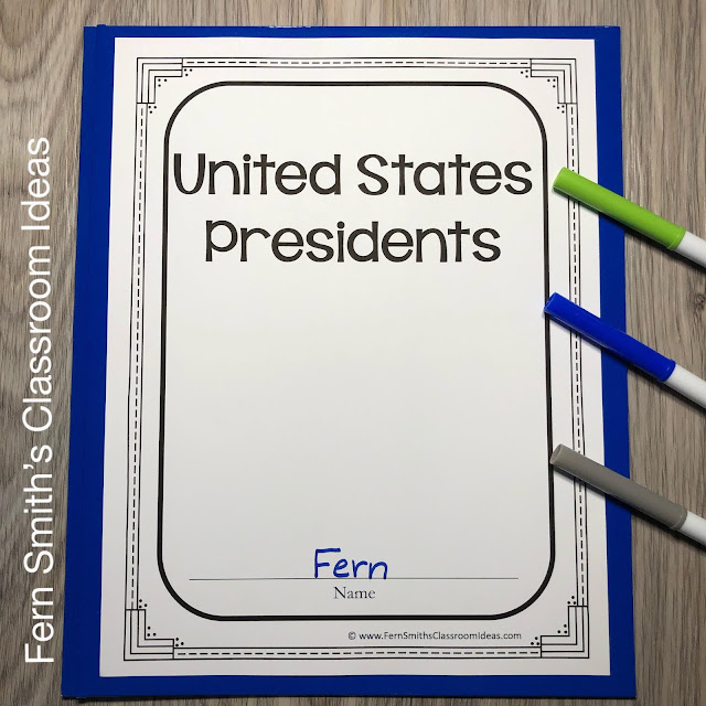 Click Here to Get This United States Presidents Class Project for Kindergarten and 1st Grade