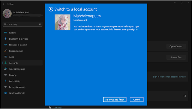 Cara Mengganti Microsoft Account dengan Local Account di Windows 11
