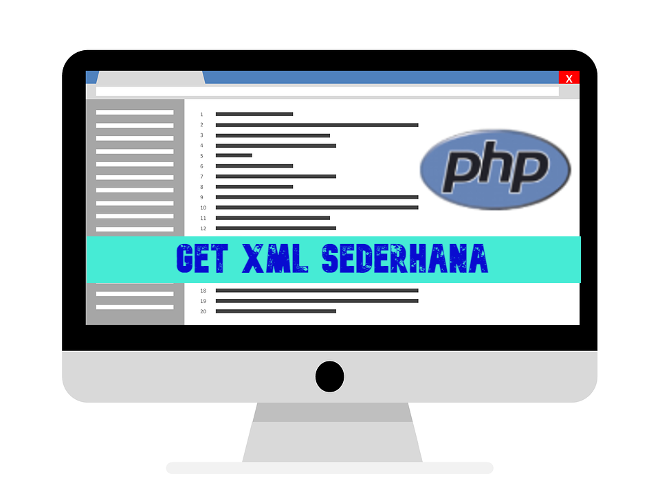 Belajar PHP Dasar - GET XML sederhana