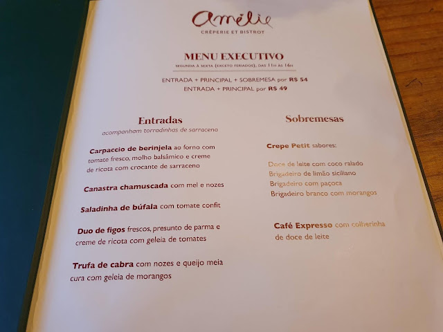 Blog Apaixonados por Viagens - Onde Comer no Rio - Botafogo - Amélie Crêperie