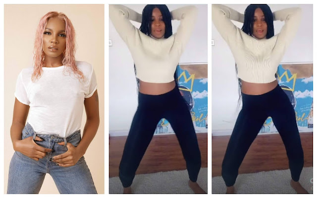 Seyi Shay shows off her baby bump for the first time on social media (Video)