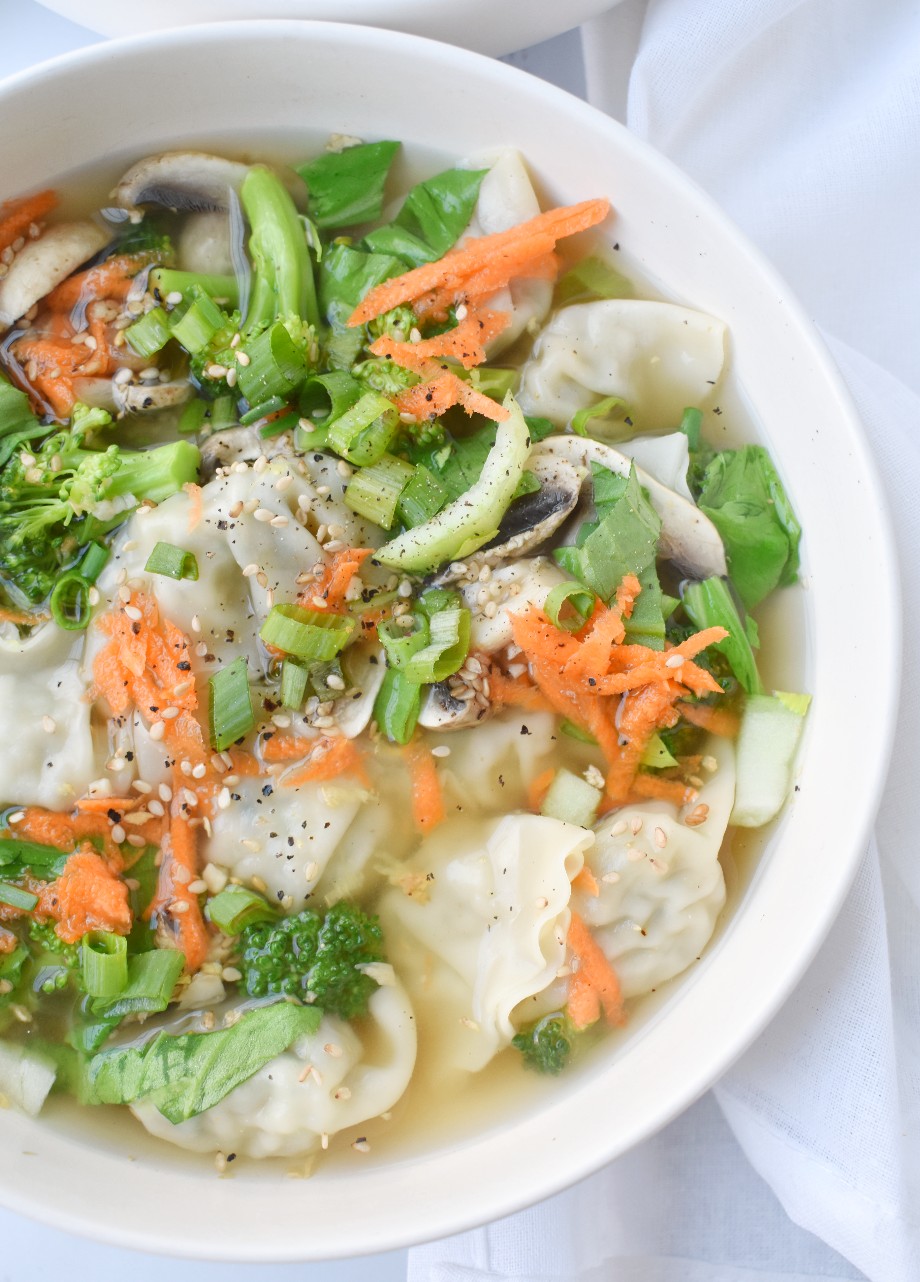 Vegetable Wonton Soup