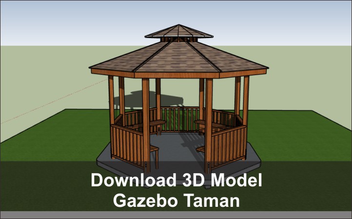 download 3D Gazebo Taman
