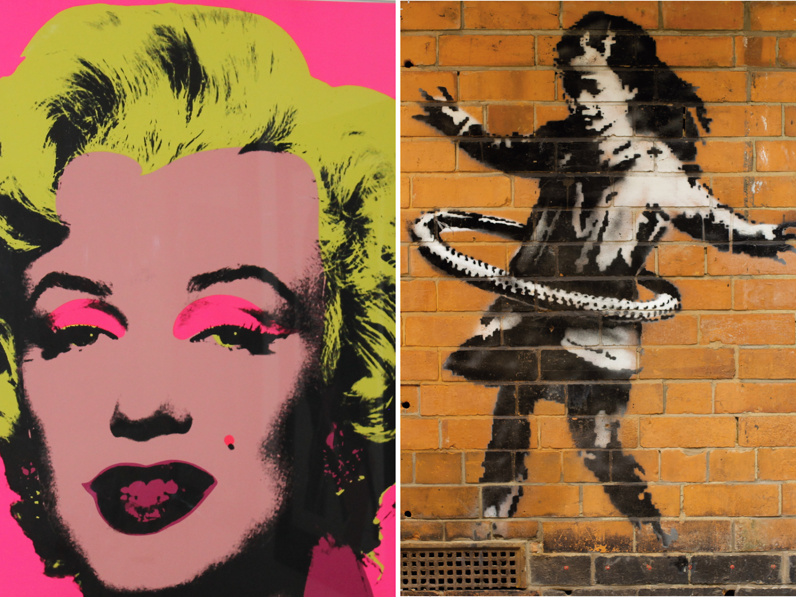Warhol e Banksy a catania