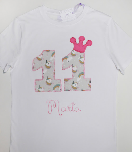 camiseta de cumpleaños unicornios