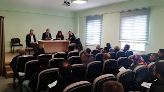 Bozkır'da Yarıyıl Tatilinde ikinci dönem için Okul Müdürleri toplantısı gerçekleştirildi.