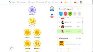 duolingo homepage