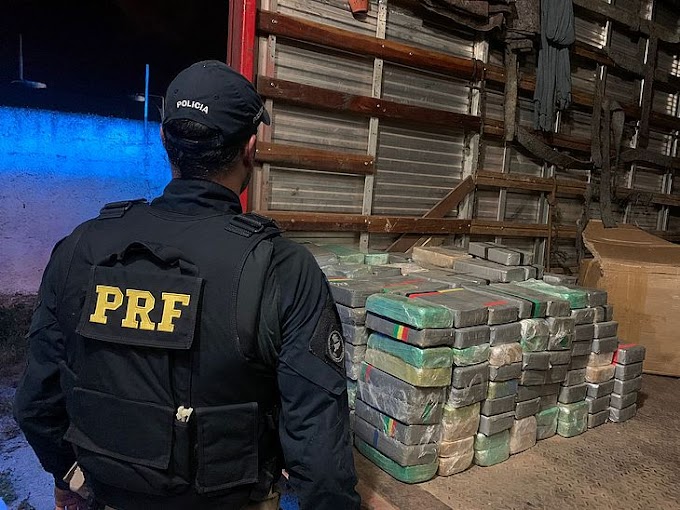 PRF apreende em Alagoas, caminhão com 360 kg de cocaína avaliada em cerca de R$ 43 milhões