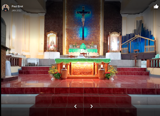 Altar of San Roque Parish - Catarman, Camiguin