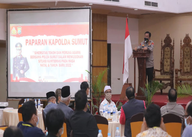 Forum Kerukunan Umat Beragama Dukung Kamtibmas dan Percepatan Vaksinasi Sumut