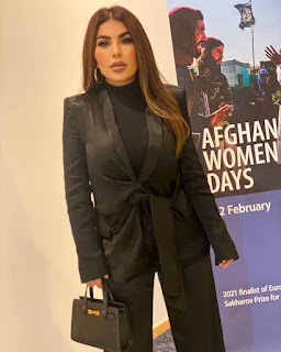 Pictures Of Ariana Saeed At Afghan Women Days Day Two. Ariana Saeed Is Afghan Pashto And Dari Singer, Now Representing Afghan Women In European Parliament Summit Under Banner Of Afghan Women Days.