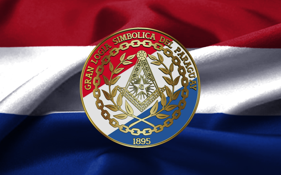 Lodge Masonic Paraguay Flag