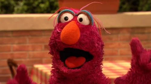 purple Sesame Street character telly monster