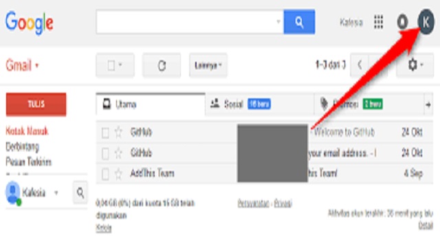 Cara Logout Gmail di Laptop