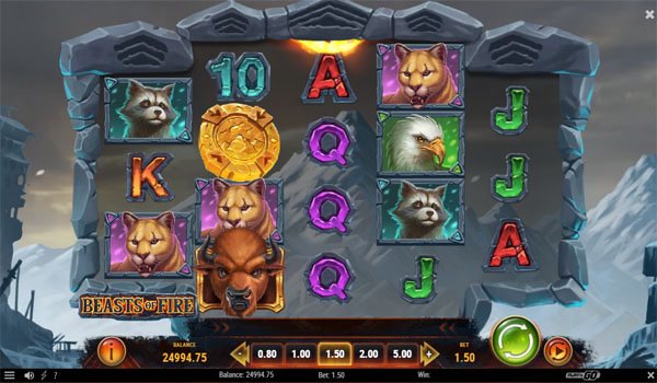 Main Gratis Slot Indonesia - Beasts of Fire Play N GO