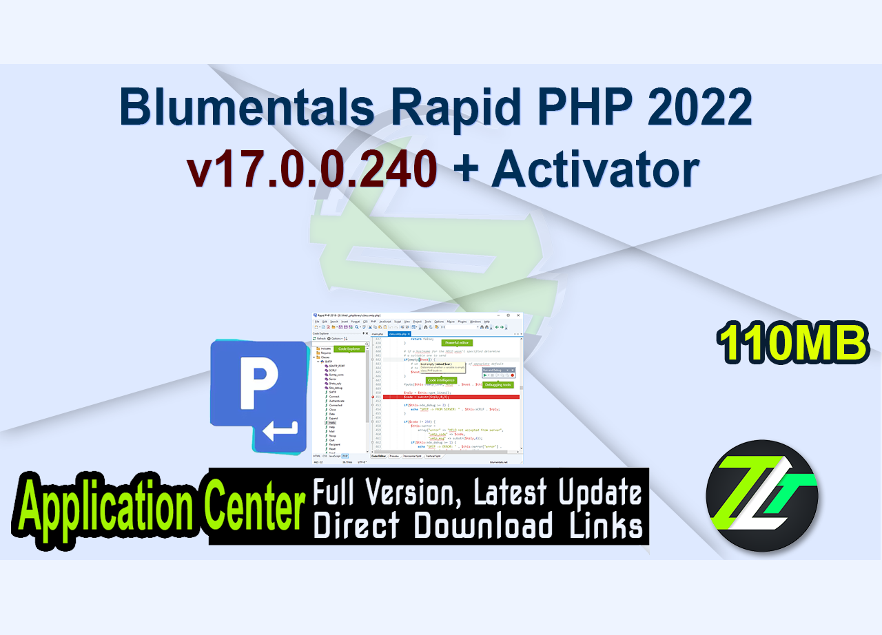 Blumentals Rapid PHP 2022 v17.0.0.240 + Activator