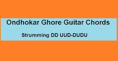 Ondhokar Ghore Guitar Chords Strumming Pattern