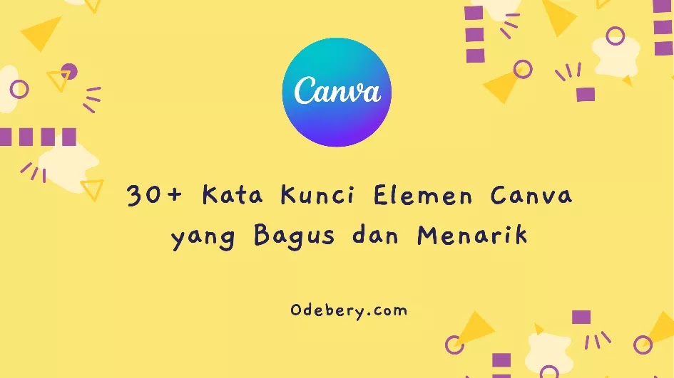 Kata kunci elemen canva yang bagus dan menarik