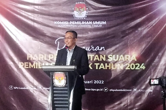 Pesan Sekda Lotim di peluncuran Hari Pemilu Serentak tahun 2024 