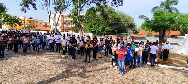 Solenidade marca início das atividades da primeira Escola Cívico-Militar de Parnaíba