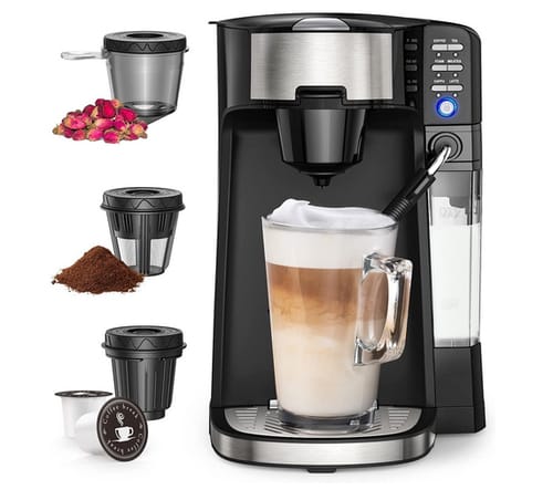 Boly 6 In 1 Coffee Maker With Milk Frother