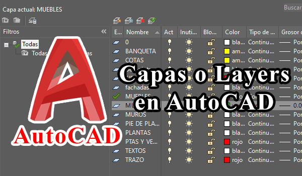 Capas en AutoCAD