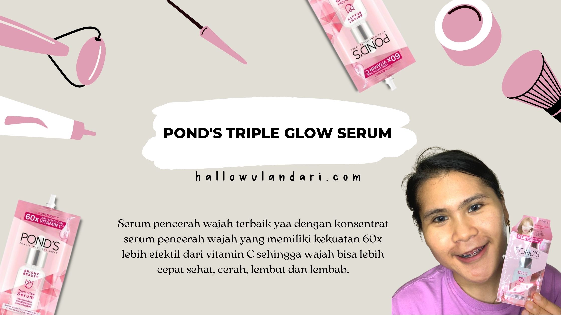 Pond's Triple Glow Serum Pencerah Terbaik